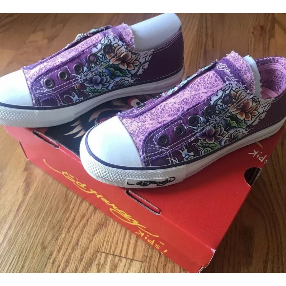NWT ED HARDY KIDS PURPLE LR SERRANO GIRLS' - Picture 2 of 6